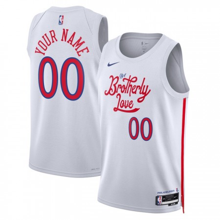 Dres Philadelphia 76ers Prilagođeni Nike 2022-23 City Edition Swingman